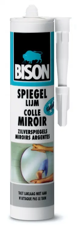 Lijm (SPIEGEL) BISON 290 ML Gereduceerde Prijs